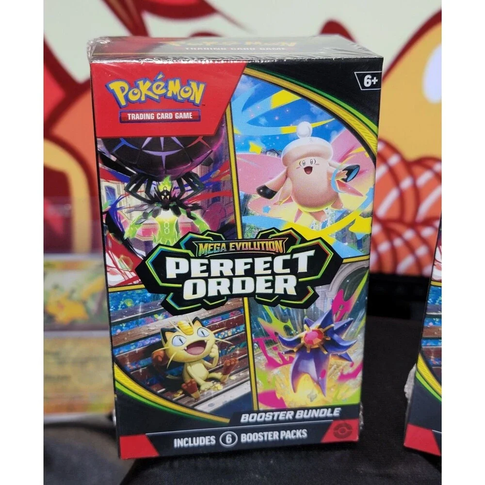 Pokemon TCG Mega Evolution Perfect Order Booster Bundles New Sealed Set of 2
